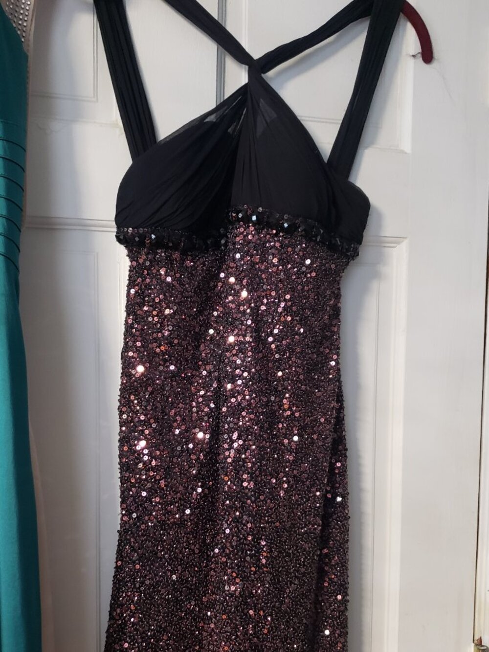 Marc Bower Glammit Sequence Cocktail Dress